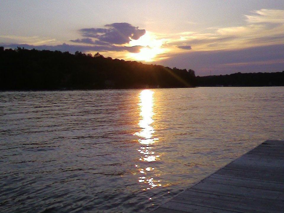 Sunset from the dock