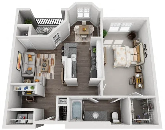 Floor plan The Midtown