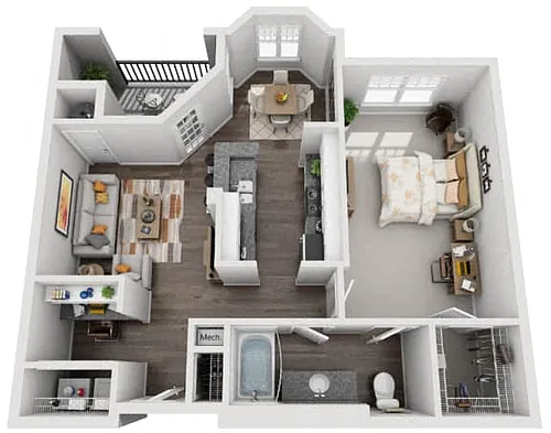 Floor plan The Midtown