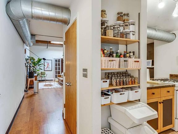 Entryway, includes a coat closet.