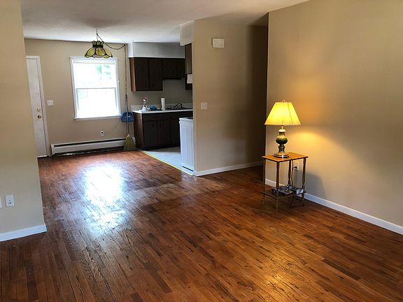Living room and dining area
