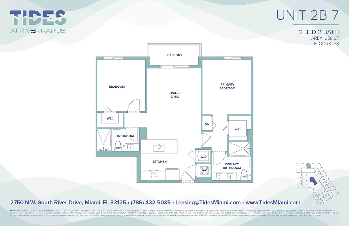 Floor plan 2B-7