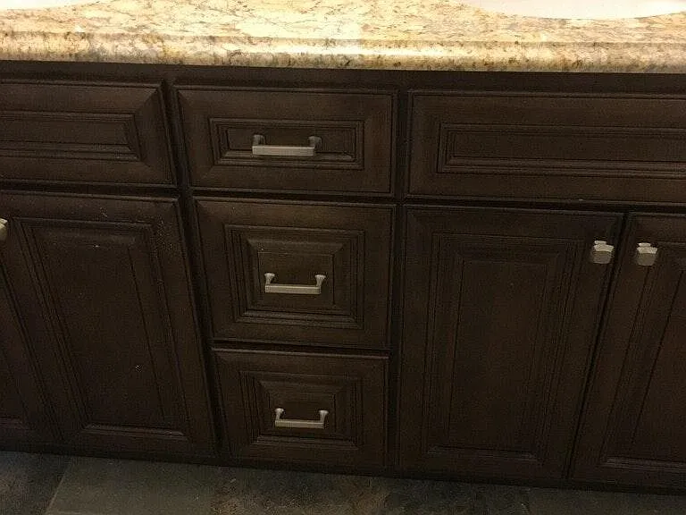 His and Hers Newly Installed Vanities