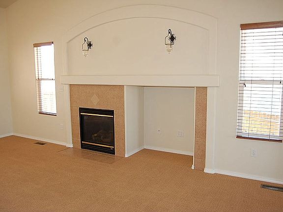 Great room with gas fireplace