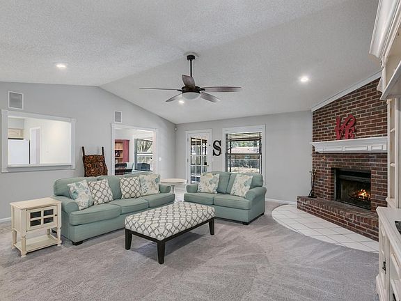 Living Room opens to dining & kitchen