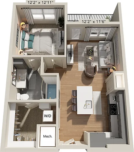 Floor plan A1F
