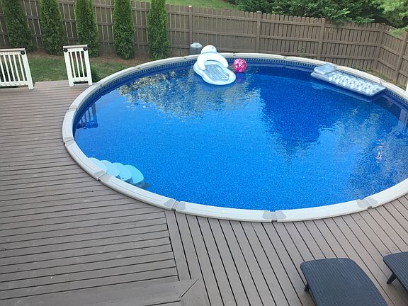 27’ pool with new deck