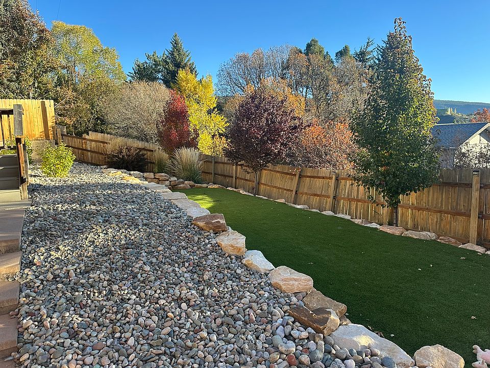 Large backyard