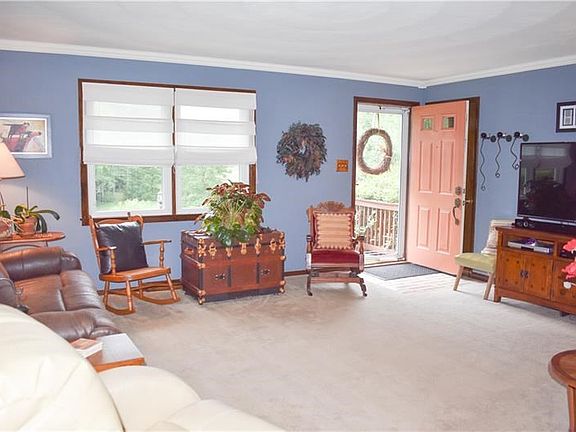 Another view of the living room as you look towards the front of the home.