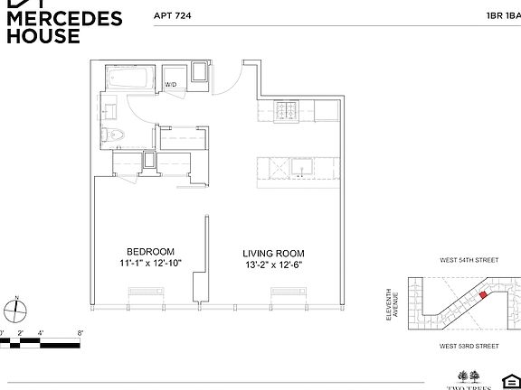 2nd image of 550 W 54th St APT 724