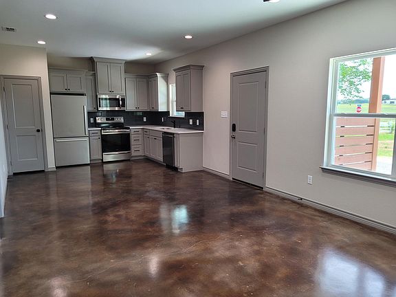 Open concept living/dining/kitchen