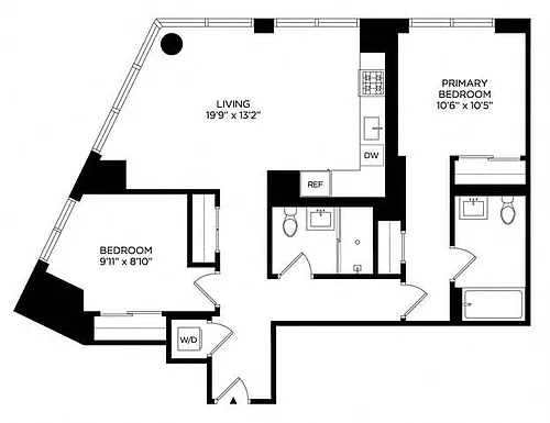 Floor plan 2AH North