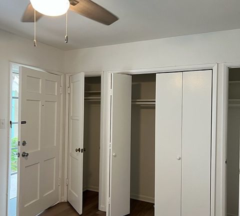 Spacious closets