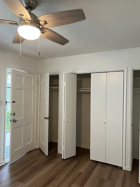 Spacious closets