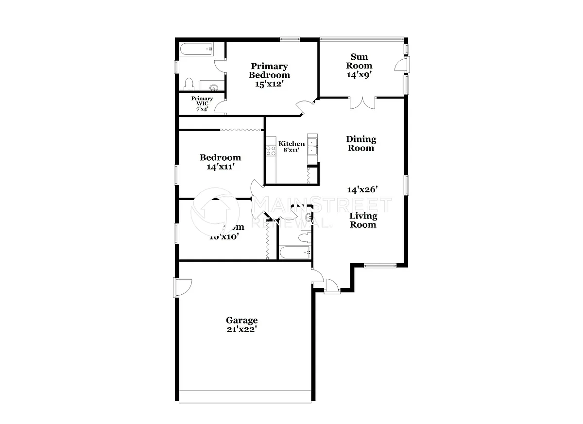 Floor Plan - 132 Eagle Point Blvd