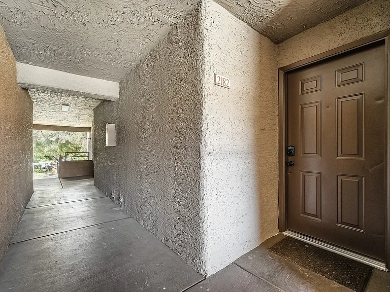 Front Door entrance to the second floor Unit