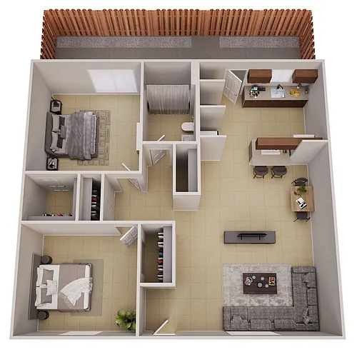 Floor plan B1