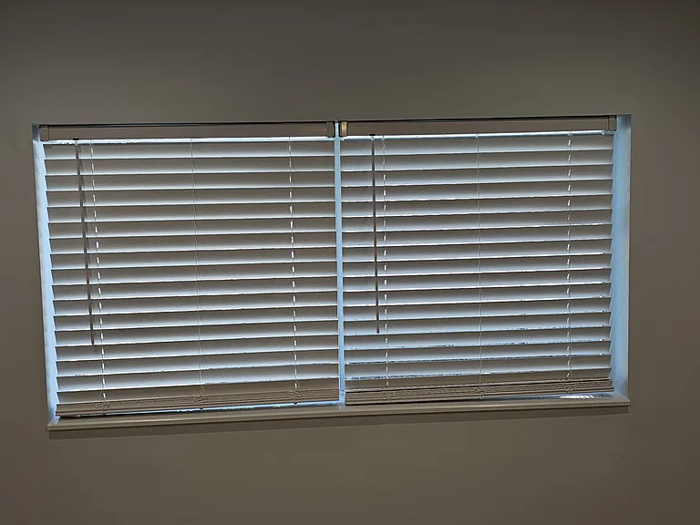 Privacy louvered bedrooms. Heavy lovers lets you shut out all the light.