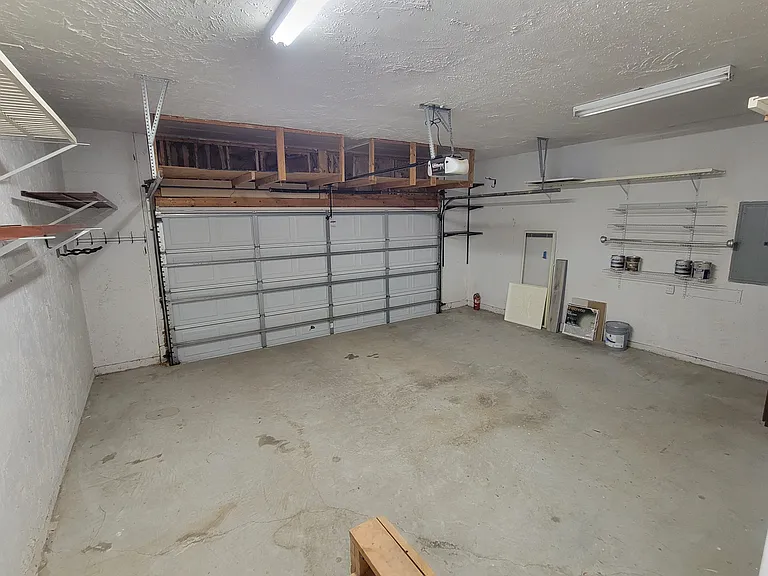 Garage - 2 car with plenty of built in racks to stow your stuff
