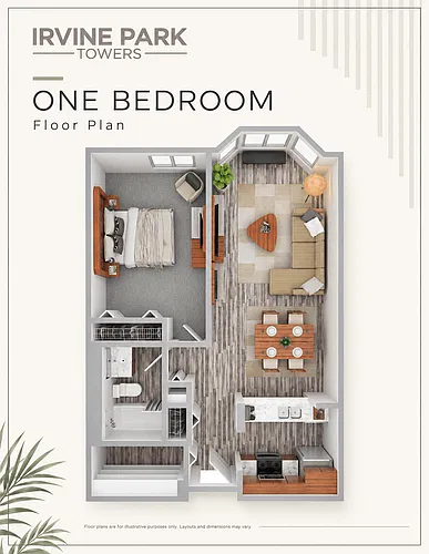 Floor plan 1 Bedroom