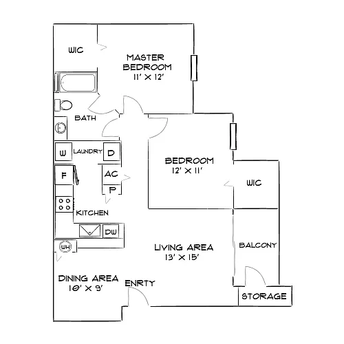 Floor plan Design 2A10 Premier
