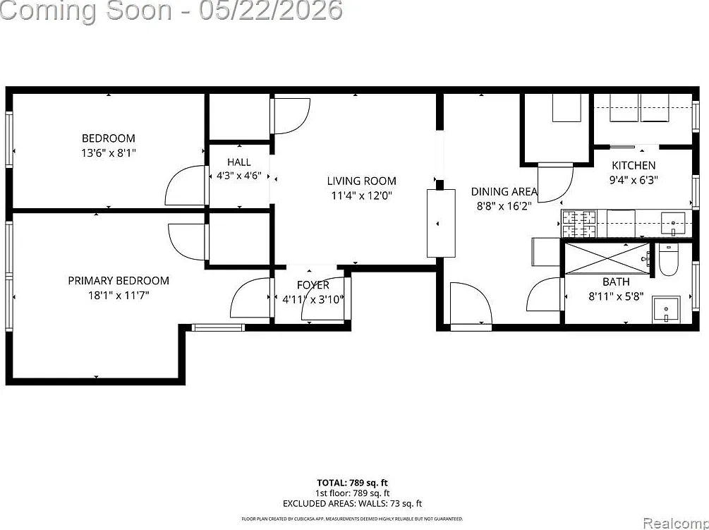2 bed, 1.0 bath, 789 sqft, $2,450 — Photo 2