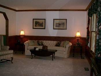 Center Hall colonial formal LR all wide open doorways!
