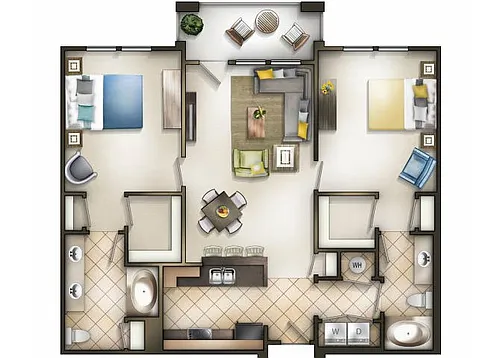 Floor plan Cosmopolitan