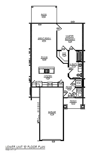 Floor plan Apartment Lower