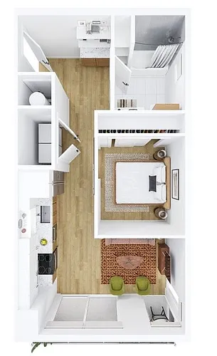 Floor plan Studio Large B
