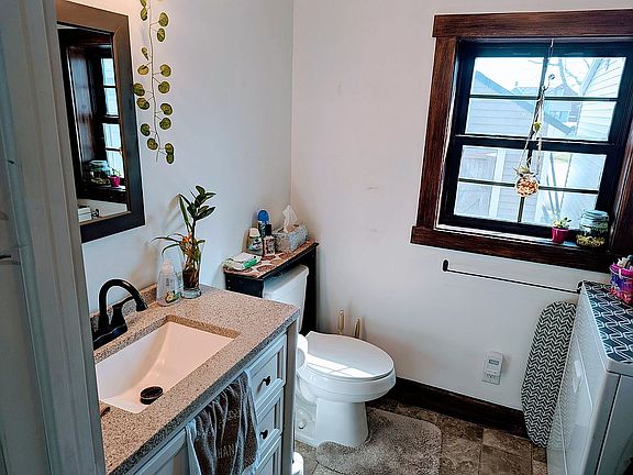 First floor 1/2 bath with laundry