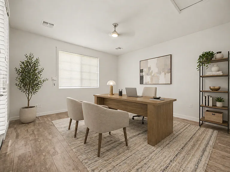 Staged Secondary Bedroom 1 / Office