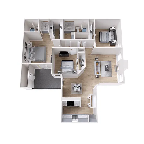 Floor plan C1 Renovated