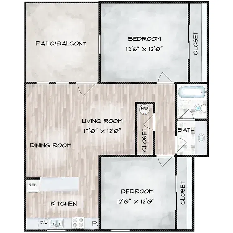Floor plan B2