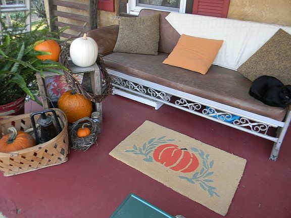 welcoming front porch