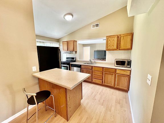 Tons of cabinet space and counter space