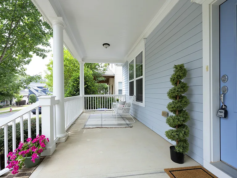 Left side of Front porch