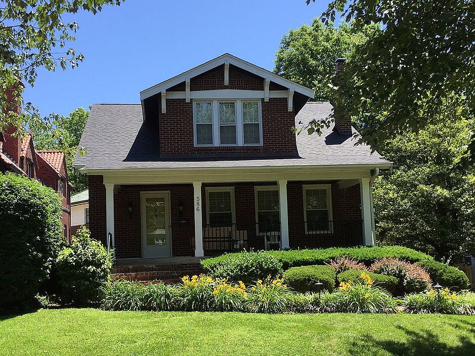 Summertime view from street