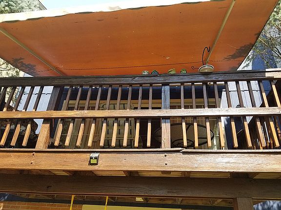 Back of house deck