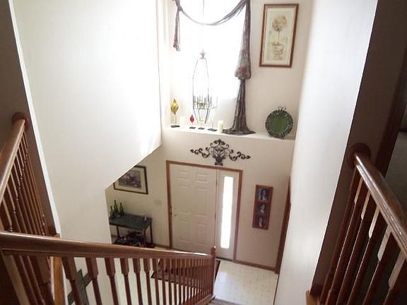 Soaring two story entry