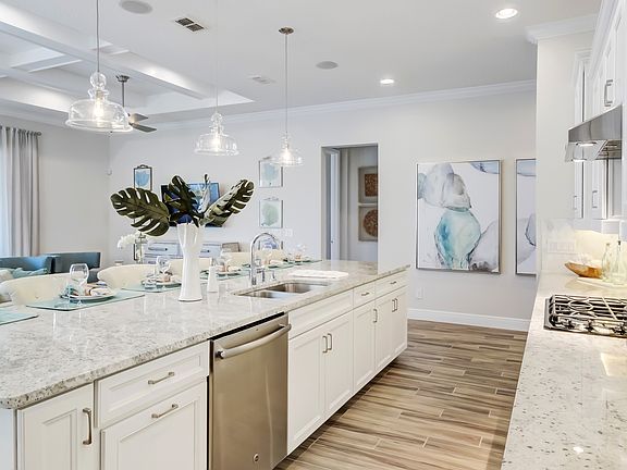 Kitchen with ample cabinet space