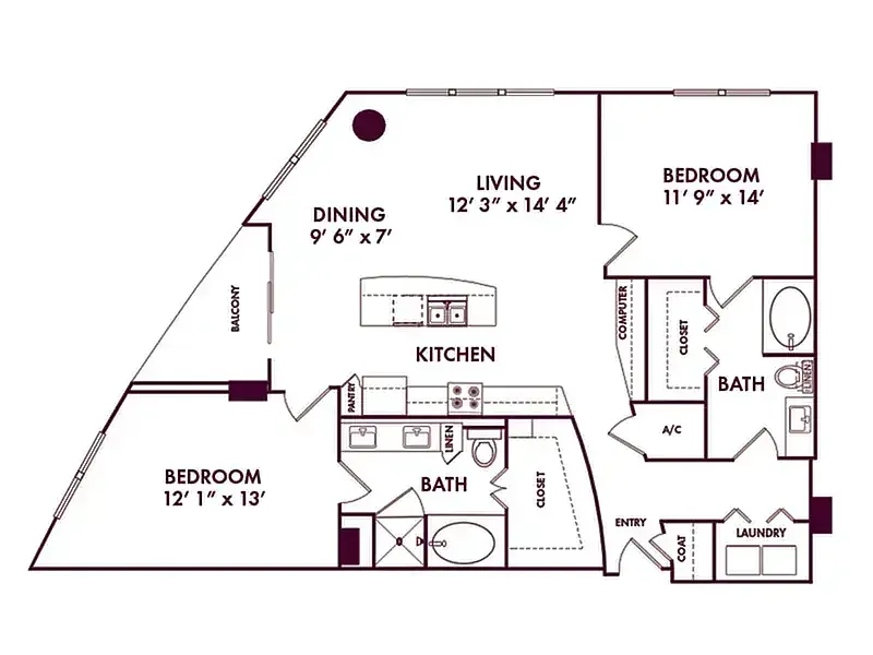 Floor plan B6