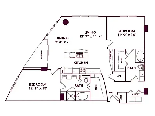 Floor plan B6