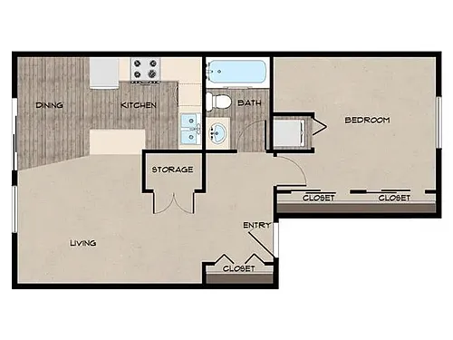 Floor plan Desert Breeze Renovated