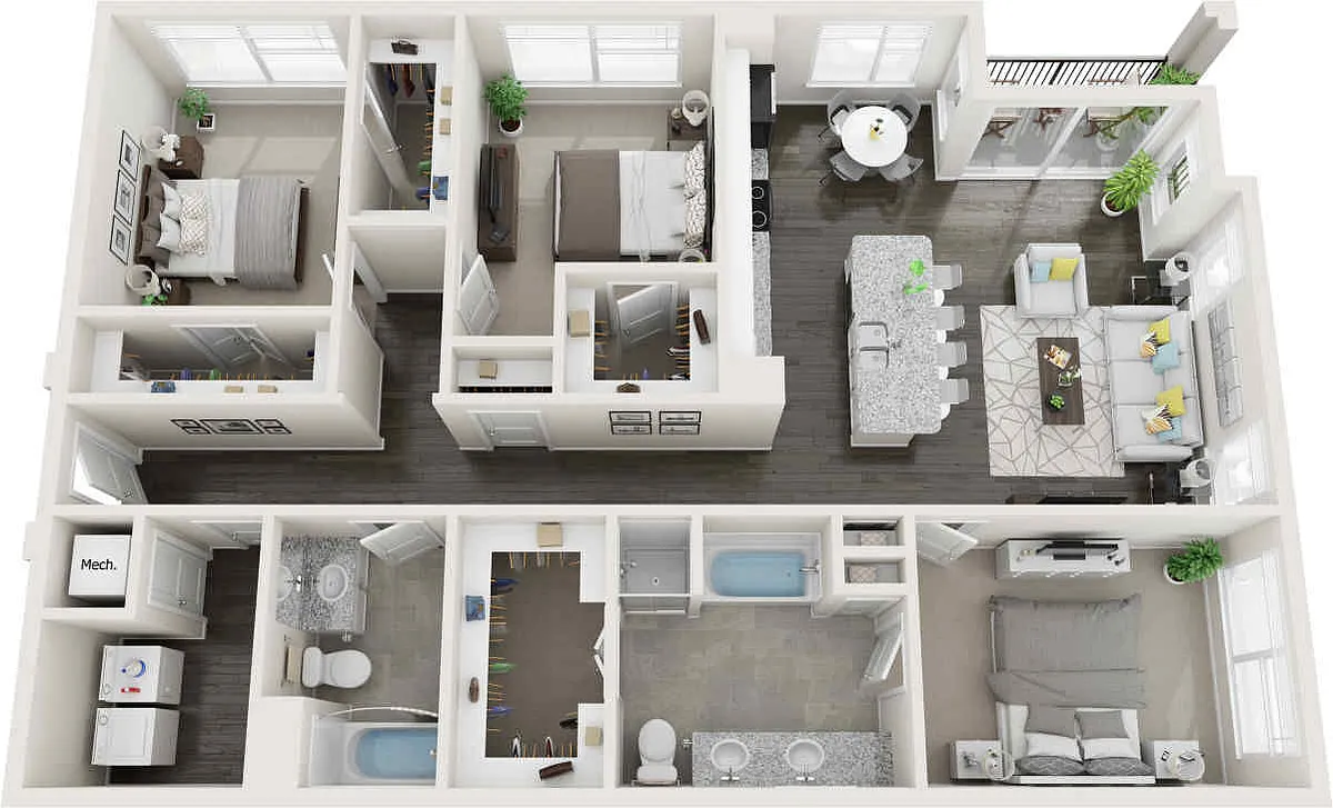 Floor plan C1
