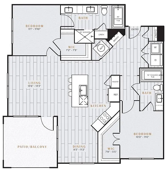 Floor plan B3