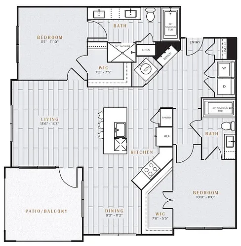 Floor plan B3