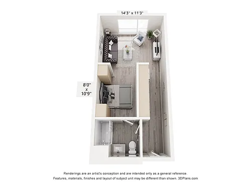 Floor plan JUNIOR A1
