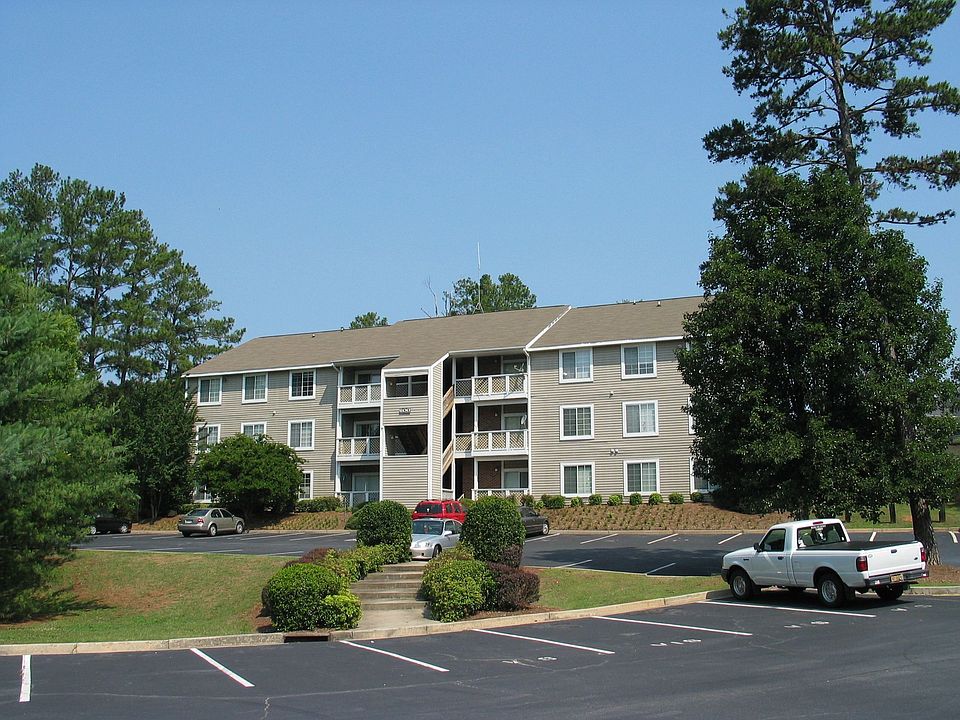 Nestled in the trees