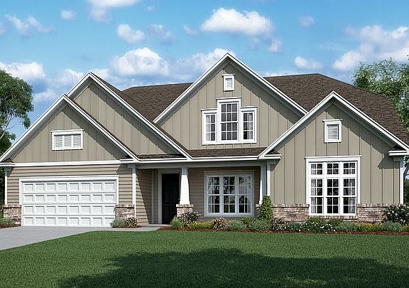 Wyndham Exterior B will include Side Entry Garage